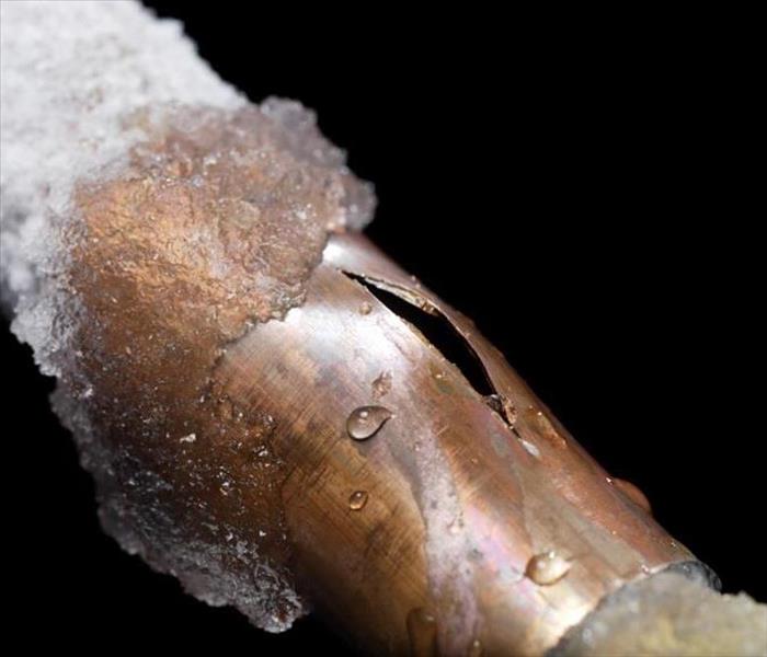 Frozen Pipe that has Broke