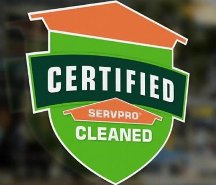 SERVPRO certified clean